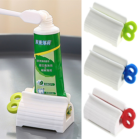 Toothpaste Squeezer Easy Use Multifunction Facial Cleanser Toothpaste Tube Rolling Squeezer Dispenser Bathroom Accessories ► Photo 1/6