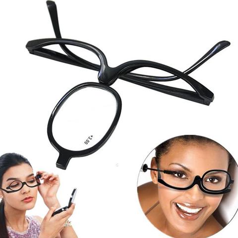 Magnifying Glasses Rotating Makeup Reading Glasses Folding Eyeglasses Cosmetic General +1.0 +1.5 +2.0+2.5+3.0+3.5+4.0 ► Photo 1/6