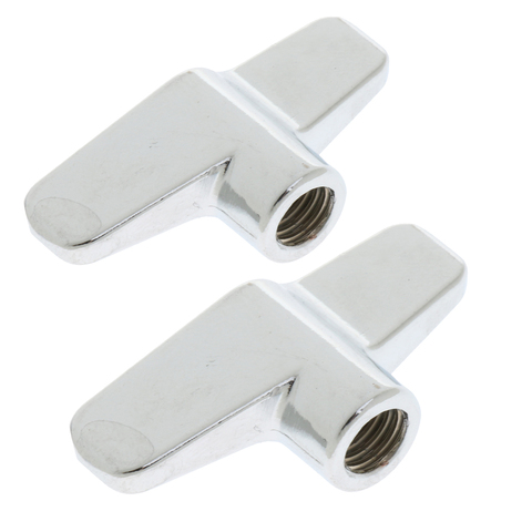 2 Pieces Quick Release T Shape Cymbal Stand Wing Nut Drum Accessories 8mm ► Photo 1/6