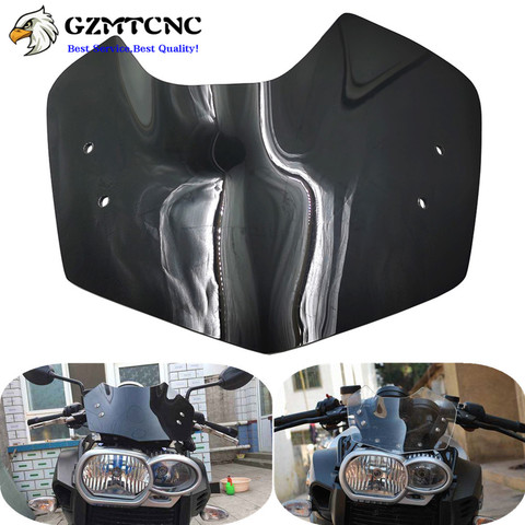 K1200R 05-08 K1300R 09-15 Windshield WindScreen Front Glass Cover Deflectors Wind Shield Screen for BMW K1200 K1300 R 2005-2015 ► Photo 1/6