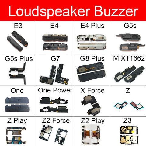 Loudspeaker Ringer For Motorola Moto M XT1662 E3 E4 G5s G7 G8 Plus One Power X Force Z Z2 Play Z3 Loud Speaker Buzzer Flex Cable ► Photo 1/6