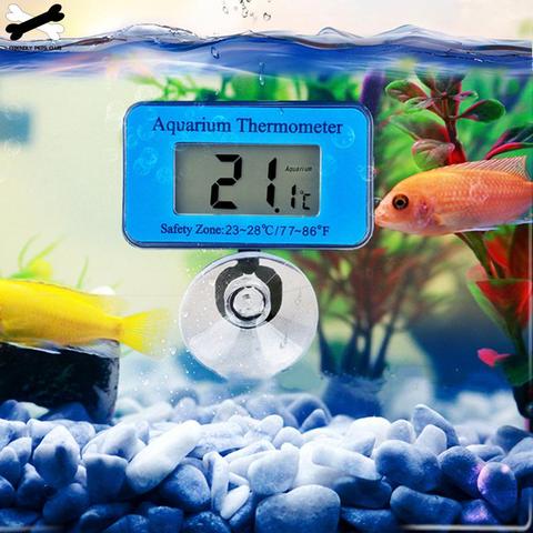  Aquarium Thermometer Waterproof LCD Digital Fish Tank Submersible Water Temperature Meter Temperature Control 2810 ► Photo 1/6