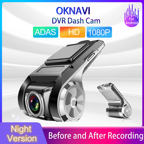Car Dvrs Dash Cam Recorder Dashcam ADAS Android Car Radio GPS Navigation HD Night Vision 1080P Recorder 170° Wide Angle Dashcam ► Photo 1/6