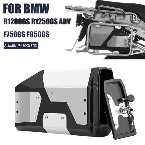 For BMW R1200GS R1250GS Adventure R 1200 1250 GS R1200 LC ADV F850GS F750GS Aluminum Tool Box Decorative 4.2L Left side Toolbox ► Photo 1/6