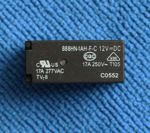 1PCS 888H-1AH-F-C 12VDC 888HN-1AH-F-C 6 17A12V ► Photo 1/1