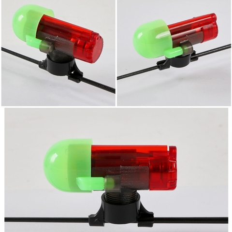 Outdoor Night Fishing Accessories Luminous Alarm Electronic LED Light Rod Tip Fish Bite Gear Alert Indicator ► Photo 1/6