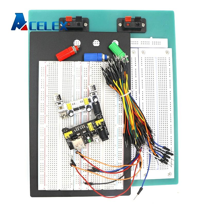 SYB 120 400 500 830 840 1660 MB102 GL-12 Points Solderless PCB Breadboard Mini Universal Test Protoboard DIY Bread Board ► Photo 1/6