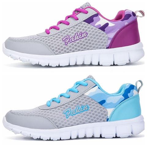 Women Casual Shoes Fashion Breathable Walking Mesh Flat Shoes Woman White Sneakers Women 2022 Tenis Feminino Gym Shoes Sport ► Photo 1/6