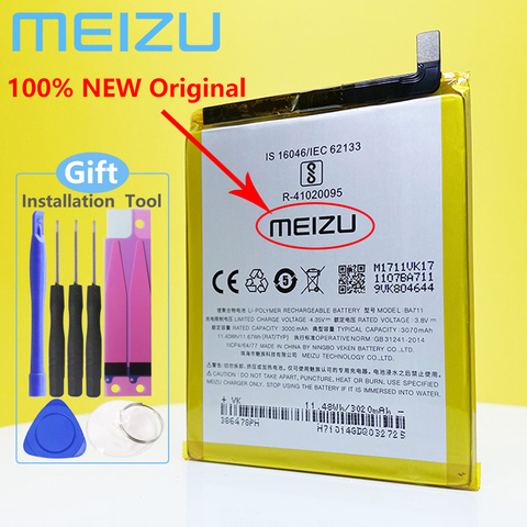NEW Original MEIZU BA711 Battery For MEIZU M6 M711M/M711C/M711Q/M711H Mobile Phone + Gift Tools ► Photo 1/6