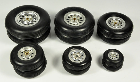 1 Pair Of High Quality RC Parts Rubber Wheel Tire 1.75