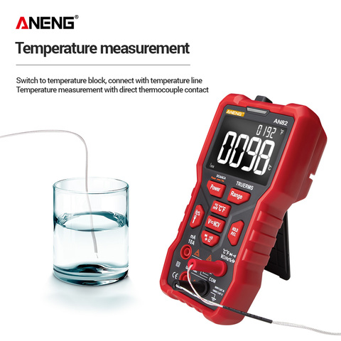 AN82 9999 Counts Digital multimeter esr meter testers True-RMS automotive electrical dmm transistor peak meters resistor test ► Photo 1/6