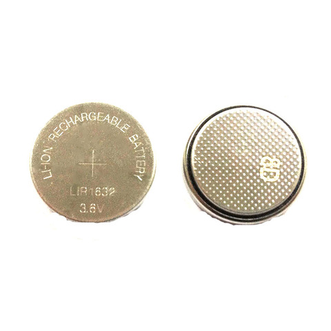 2PCS/LOT  LIR1632 1632   3.6V Lithium battery  Rechargeable Button Cell Coin Batteries ► Photo 1/1