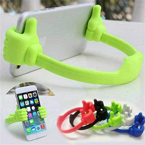 Thumbs Up Mobile Cell Phone Holder Movie Watching Lazy Bed Desktop Mount Stand GK99 ► Photo 1/6