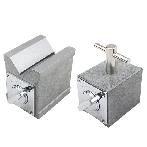 6T 8T 10T 12T 7K 12K V type Metal Switch Magnetic Table Base Magnetic Base Dial Indicator Stand Base Magnet Holder Wire Cutting ► Photo 1/6