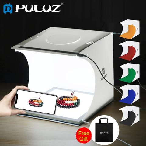 PULUZ 20 * 20CM 6 Colors Mini Folding Studio Soft LightBox Photography Background Photo Studio Foto Studio Fotostudio Box ► Photo 1/6