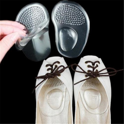 1Pair High Heel Shoes Front Forefoot Half Sole Pads Insert Ball Comfy Silicone Insoles Cushion Foot Care Forefoot Insoles ► Photo 1/6