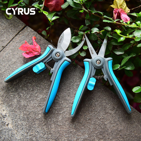 Shears Pruner Secateurs Pruning Scissors Bypass Sharpener Clippers Garden Tool Bonsai Flower Cultivating Solid Snip Floral Mini ► Photo 1/6