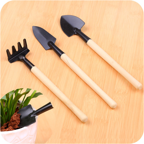 3PCS/set Gardening Mini Garden Tools Small Shovel Rake Shovel Plant Pot Flower Planting Manual Tools ► Photo 1/5