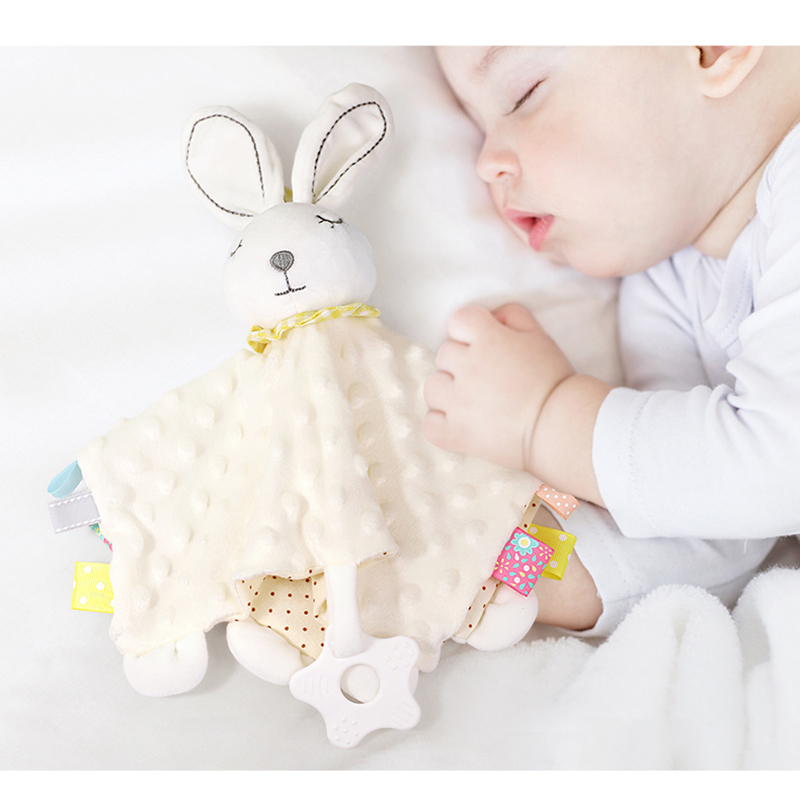 Baby Toddler Plush Soft Cute Animal Toy Sleep Appease Blanket Towel G 