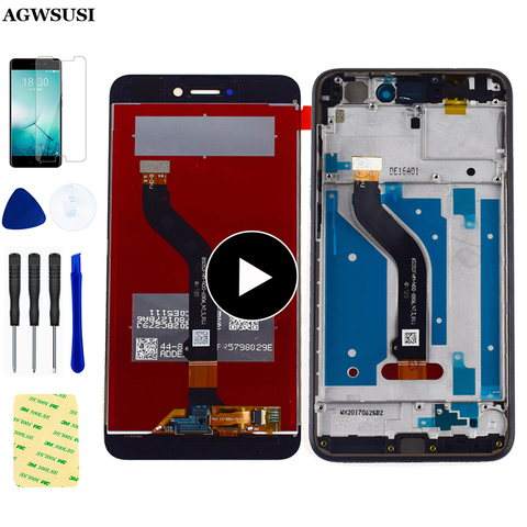 For Huawei Honor 8 Lite LCD Screen PRA-AL00 PRA-AL00X PRA-TL10 LCD Display Touch Screen Digitizer Panel Sensor Assembly Frame ► Photo 1/6