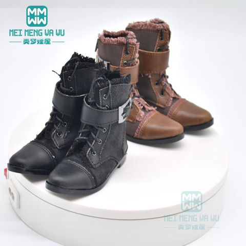 BJD accessories doll shoes for 65-75cm SD10 SD13 SD17 POPO68 BJD Uncle fashionable leather shoes Martin boots ► Photo 1/6