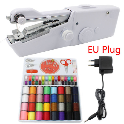 Portable Handheld Sewing Machines Stitch Sew Needlework Cordless Clothes Fabrics Mini Sewing Machine With Sewing Kits ► Photo 1/6