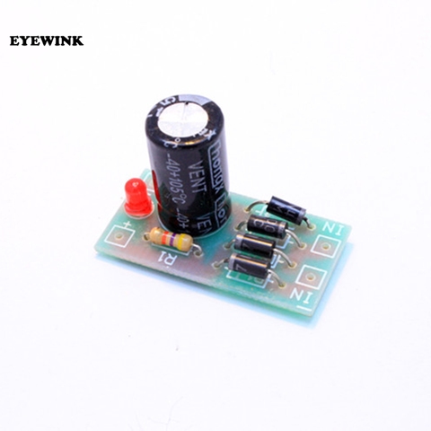 AC to DC power conversion module 1N4007 full bridge rectifier filter 12V 1A AC DC converter ► Photo 1/2