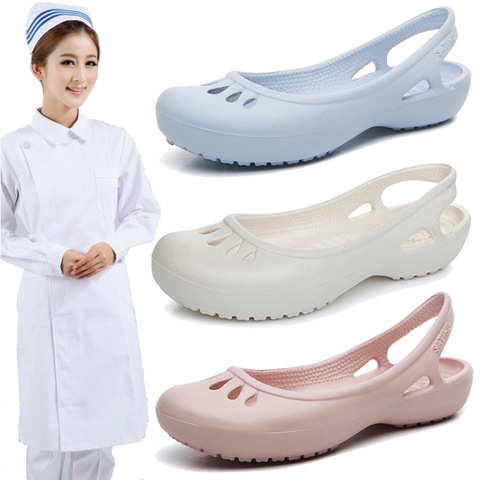 Lightweight Skidproof Summer Crocs Female Flat Sandals Nurse Shoes Medical  Shoes EVA Clogs Hospital Scrub Slippers Breathable - Price history & Review  | AliExpress Seller - Shop5214004 Store 