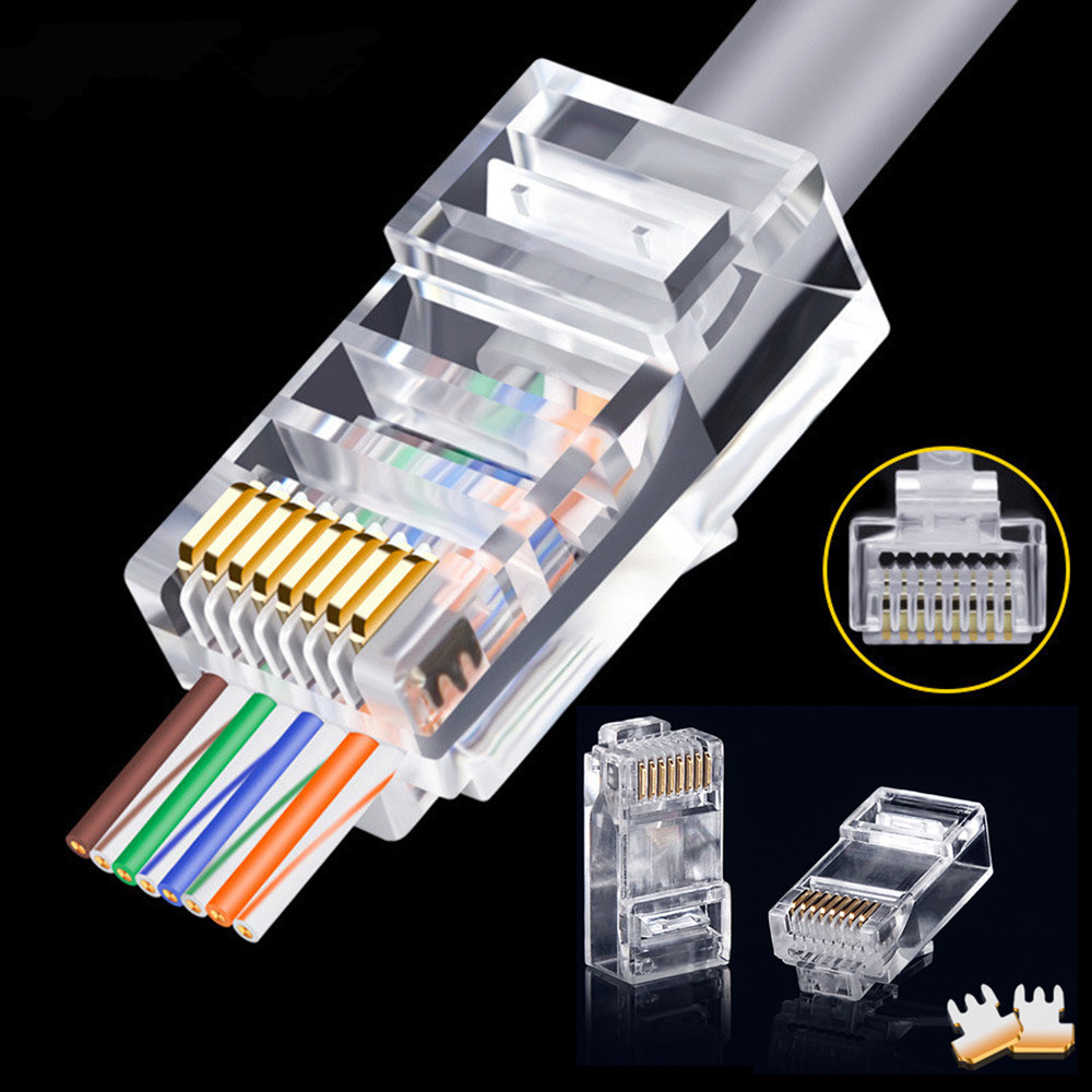 Xintylink – connecteur rj45 cat6 SFTP FTP STP, câble ethernet