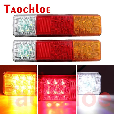 2Pcs 12V - 80V LED Forklift Tail Light Assmebly Rear Turn Stop Brake Signal Lamps Reverse Indicator Lights For Forklift 24V 48V ► Photo 1/6