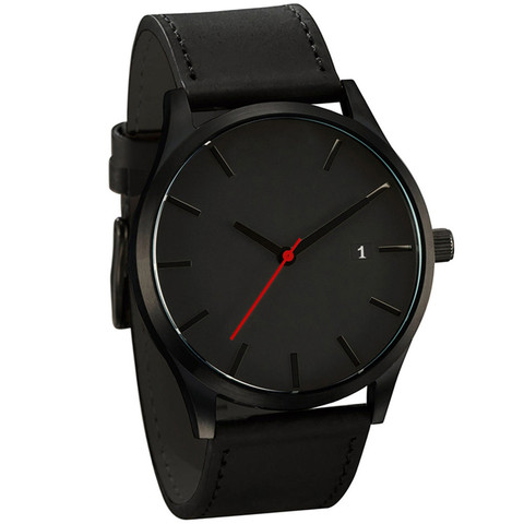 Quartz Watch Simple Men's Wristwatches Popular Low-key Minimalist Connotation Leather Watch Hombres Hour Reloj Clock Men Women ► Photo 1/6