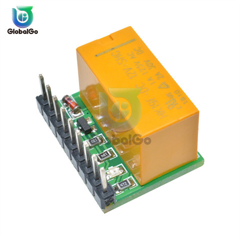 DPDT 9pin Electromagnetic Relays DC 5V/12V DPDT Double Pole Double Throw Relay Module Switch Board for Stereo Audio Motor ► Photo 1/6