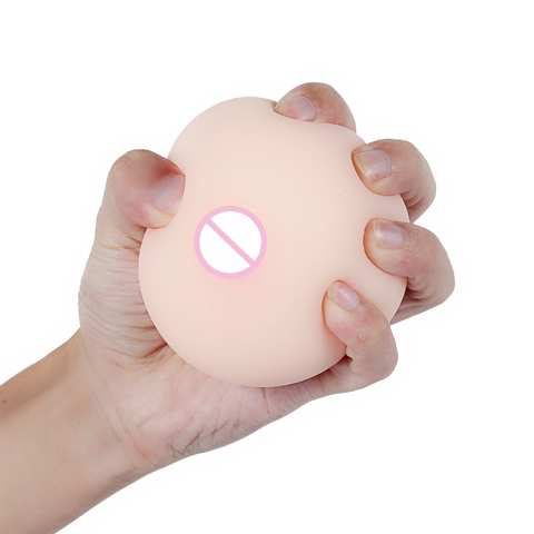 Silicone Artificial Breasts False Chest Male Masturbation Breasts Stress Squeeze Ball Adult Products Sex Toys ► Photo 1/6