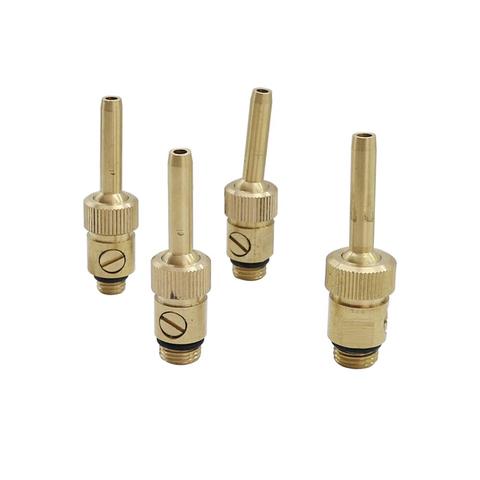 Brass Water Curtain Waterline Fountain Nozzles Adjustable 1/4