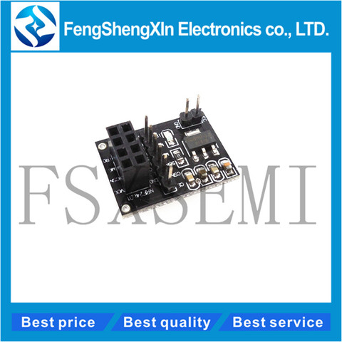 1PCS New NRF24L01 3.3V Wireless adapter module New Socket Adapter plate Board for 8Pin ► Photo 1/6