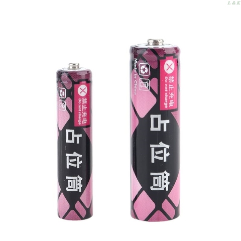 14500 AA AAA 10440 Size Dummy Fake Battery Shell Placeholder Cylinder Conductor ► Photo 1/6