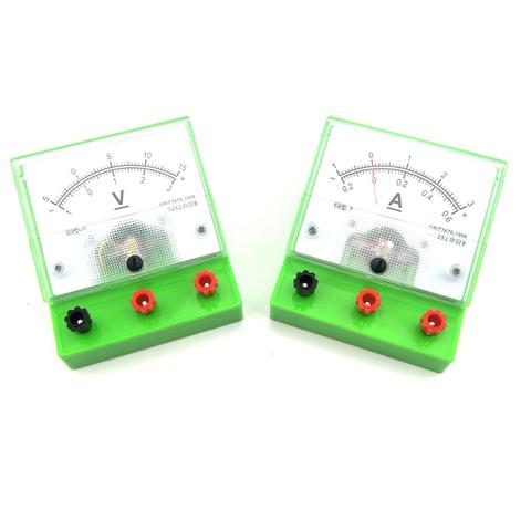 DIY STEM  Ammeter Voltmeter/ Volt Meter Physical Electrical Circuit Experiment Equipment For High School Students ► Photo 1/6