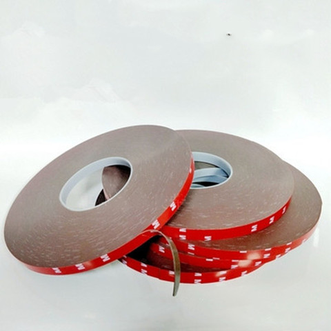 5/6/8/10/12/15/20mm Double-sided tape Car with red film gray glue foam cotton strong sticky for Phone Lcd Pannel Screen ► Photo 1/4