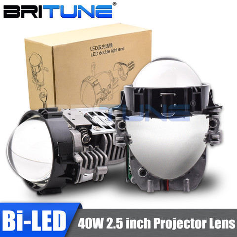 H7 Bi-led Lens H4 H1 9005 9006 LED Projector Headlight Lenses 2.5 40W Universal Hella Kit Tuning Car Lights Accessories Retrofit ► Photo 1/6