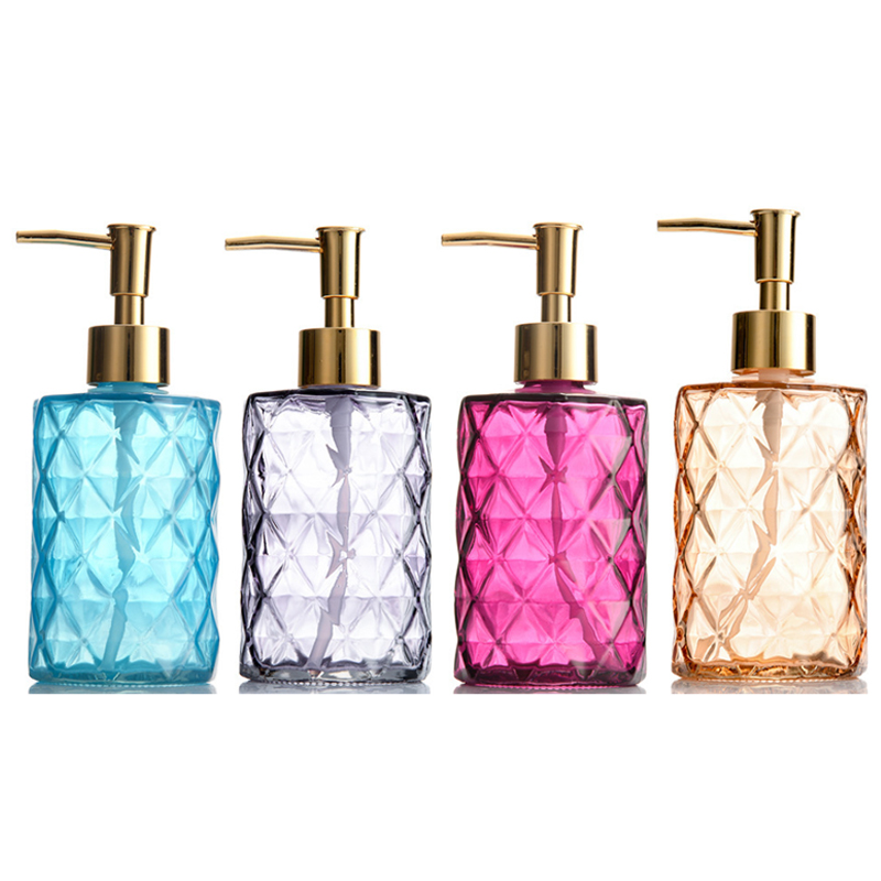 Buy Online Portable Glass Hand Liquid Soap Dispenser Pump Shampoo Bottle Shower Gel Storage Box Kitchen Sink Bathroom Accessories Set New Alitools