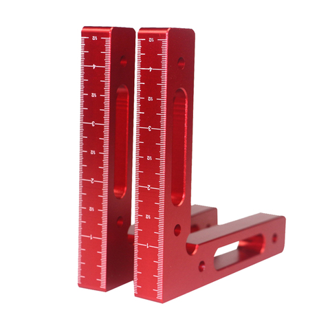 Positioning Woodworking Fixture Aluminium Alloy 90 Degree Precise Clamping Square Right Angle Clamps Corner Positioning Ruler ► Photo 1/5