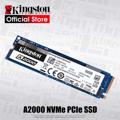Kingston M.2 ssd M2 250gb A2000 PCIe NVME 500GB 1TB Solid State Drive 2280 Internal Hard Disk hdd for Laptop Desktop ► Photo 1/6