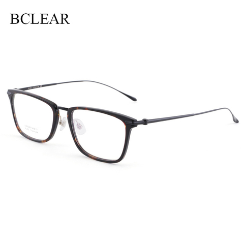BCLEAR Spectacles Frame Eyeglasses Frames Men Women Prescription Acetate Male Fashionable Eyewear Frames Optical Glasses Quality ► Photo 1/1