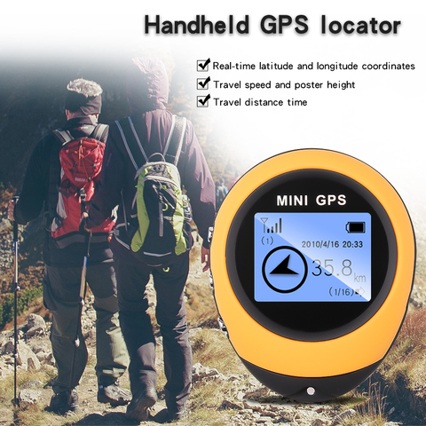 Mini GPS Navigation Receiver Tracker Logger USB Rechargeable Handheld Location Finder Tracking For Traveler Compass ► Photo 1/6