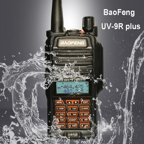 Baofeng UV-9R PLUS Walkie Talkie 4800mAh 10W Waterproof UHF VHF Radio Ham CB Radio Station HF Transceiver UV9Rplus two way radio ► Photo 1/2
