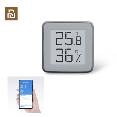 [Upgrade Version] MMC E-Ink Screen BT2.0 Smart Bluetooth Thermometer Hygrometer Works For MIJIA App Home Gadget Tools ► Photo 1/6