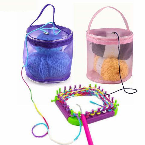 Knitting Yarn Storage Bag Case Mesh Hollow Yarn Crochet Knit Bag DIY Craft Organizer For Thread Storage Sewing Accessories Bags ► Photo 1/6
