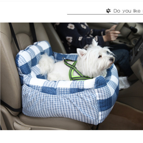 Pets Travel Car Seat Universal Bed Pet Carrier Seat Nonslip Quilted Pet Carrier for Cats Dogs Outdoor Travel ► Photo 1/6