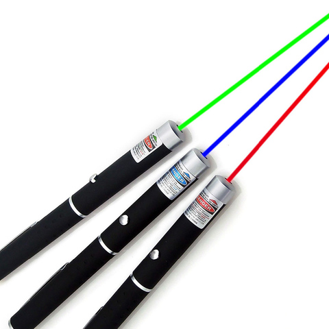 High-quality Laser Pointer Red Green Purple Three-color Laser Pointer Projection Teaching Demonstration Pen Night Children Toys ► Photo 1/6