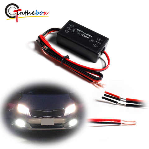 GTinthebox 1PC 12V Both side To flash Alternating Flashing Strobe Flash Module Box For Car Fog lights, LED DRL, LED Strips, etc ► Photo 1/6